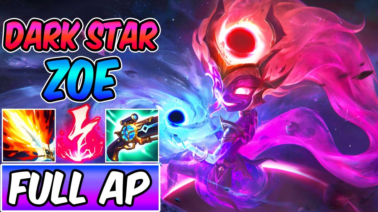 DARK STAR ZOE MID FULL AP GAMEPLAY | Best Build & Runes | League of Legends | S14