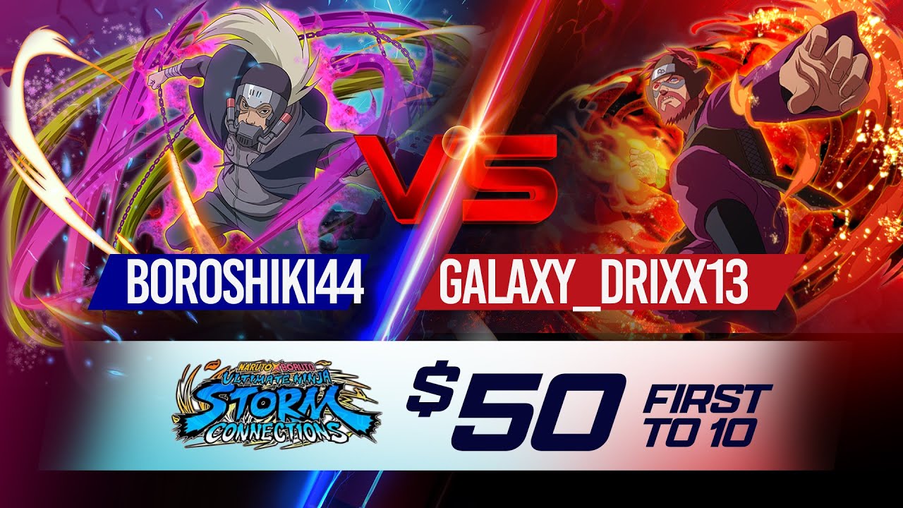 NA Vs EU! - BOROSHIKI Vs DRIXX | $50 FT10 [Rules] | Naruto Storm Connections