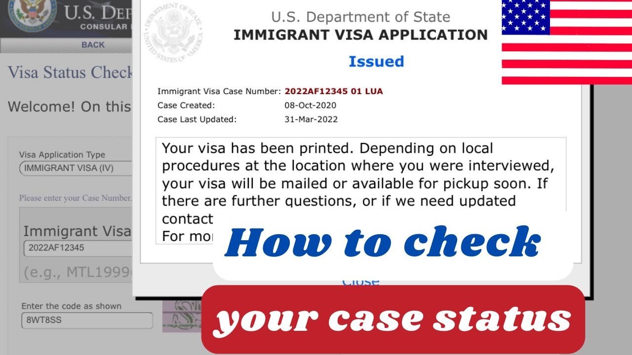 How to check US Interview  appointment letter// Immigration status 
