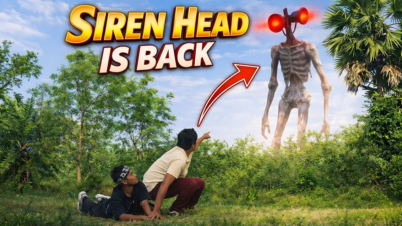 We Survived Siren Head in the Jungle 😱 (Horror Short Film)