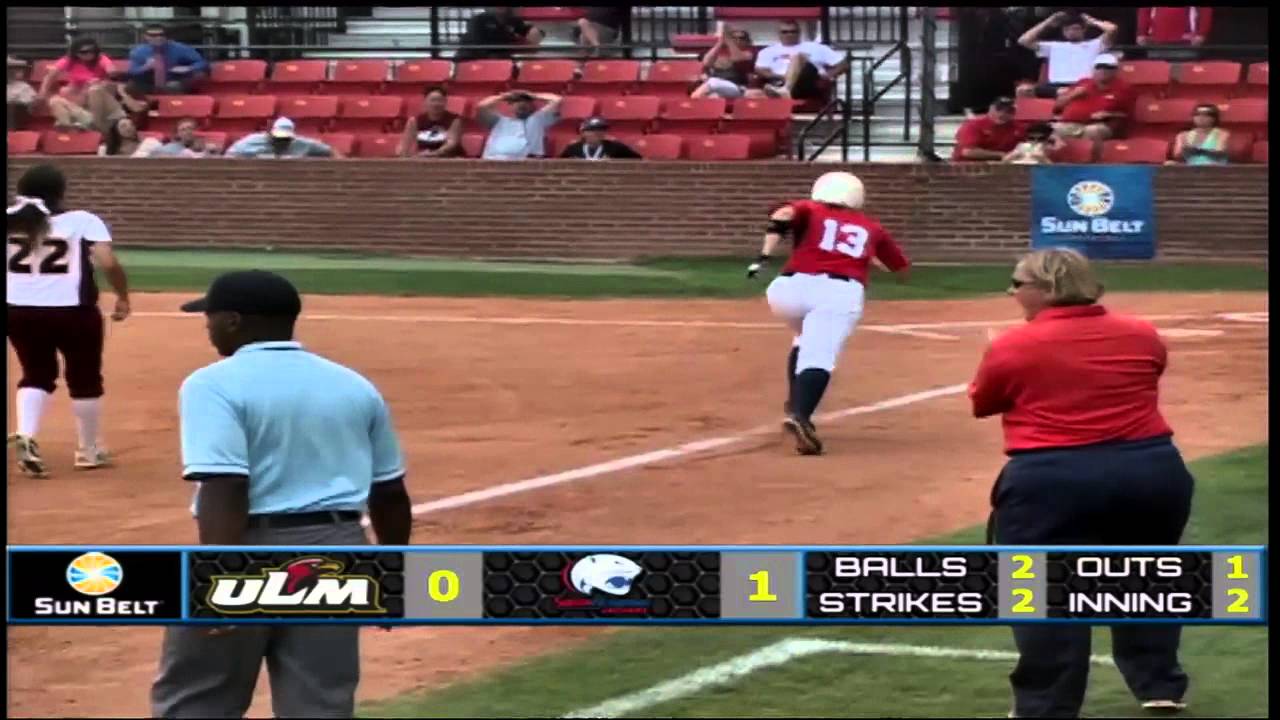 2014 Softball Championship: Game 5 UL Monroe vs South Alabama Highlights