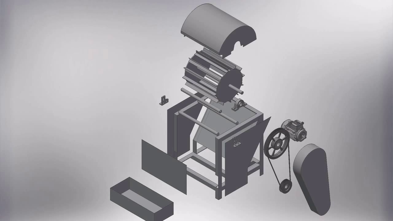 Banana fiber extractor || Part I- Exploded design