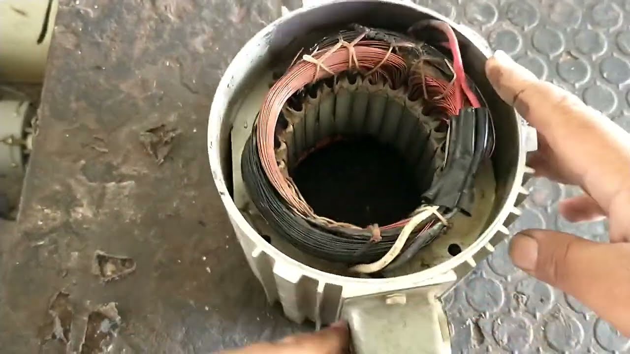 ✅Reparacion y embobinado de MOTOR MONOFASICO  conexión INTERNA 👌