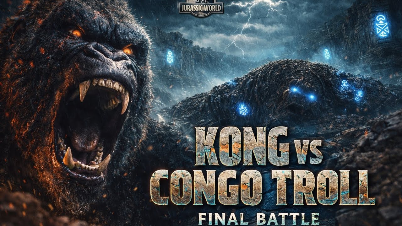 When KONG Enters Congo 😱 | KONG vs CONGO TROLL | Epic Ruined Jungle City Final Battle