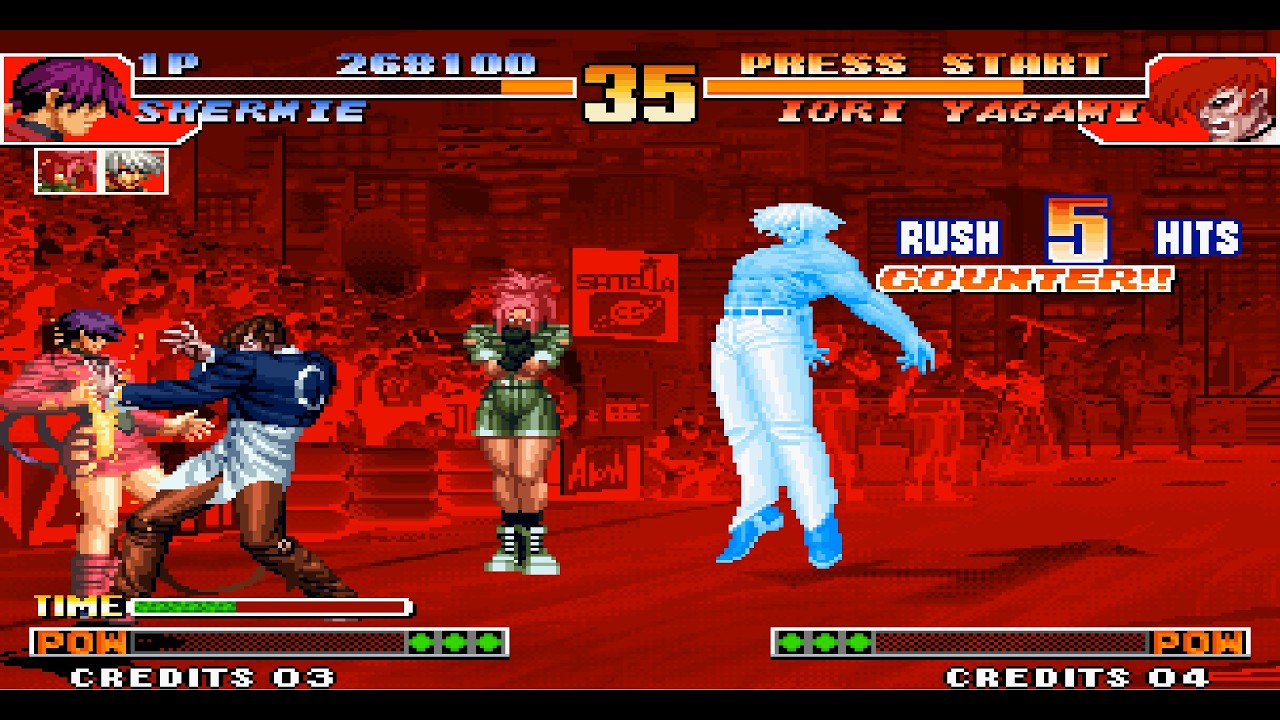 Взлом KOF &rsquo;97 Plus | Полное прохождение игры за Шерми, Леону и Орочи в разрешении 4K Ultra HD #KO...