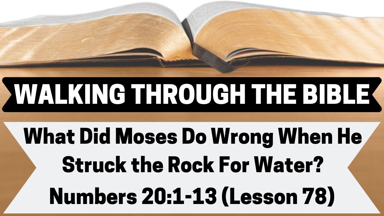 What Did Moses Do Wrong When He Struck the Rock For Water? [Numbers 20:1-13][Lesson 78][WTTB]