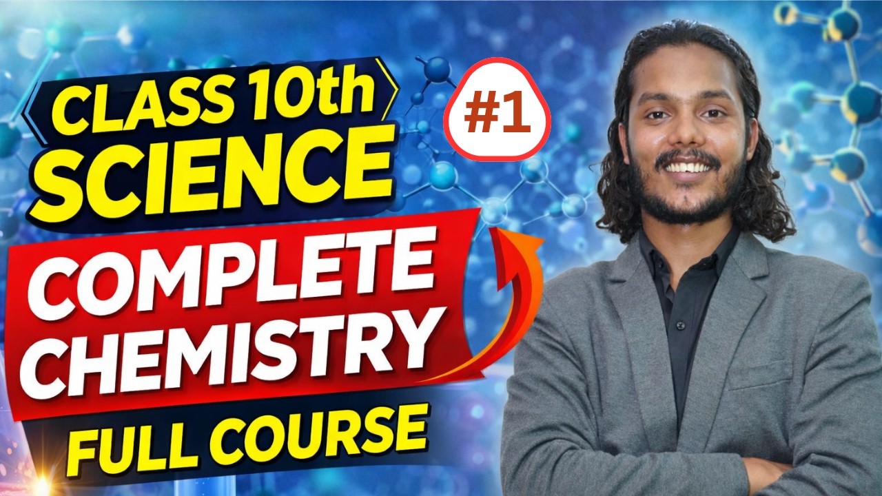 Class 10th Science Complete Chemistry in One Shot 2026  #1  CBSE Board Exam Chemistry  Full Revision