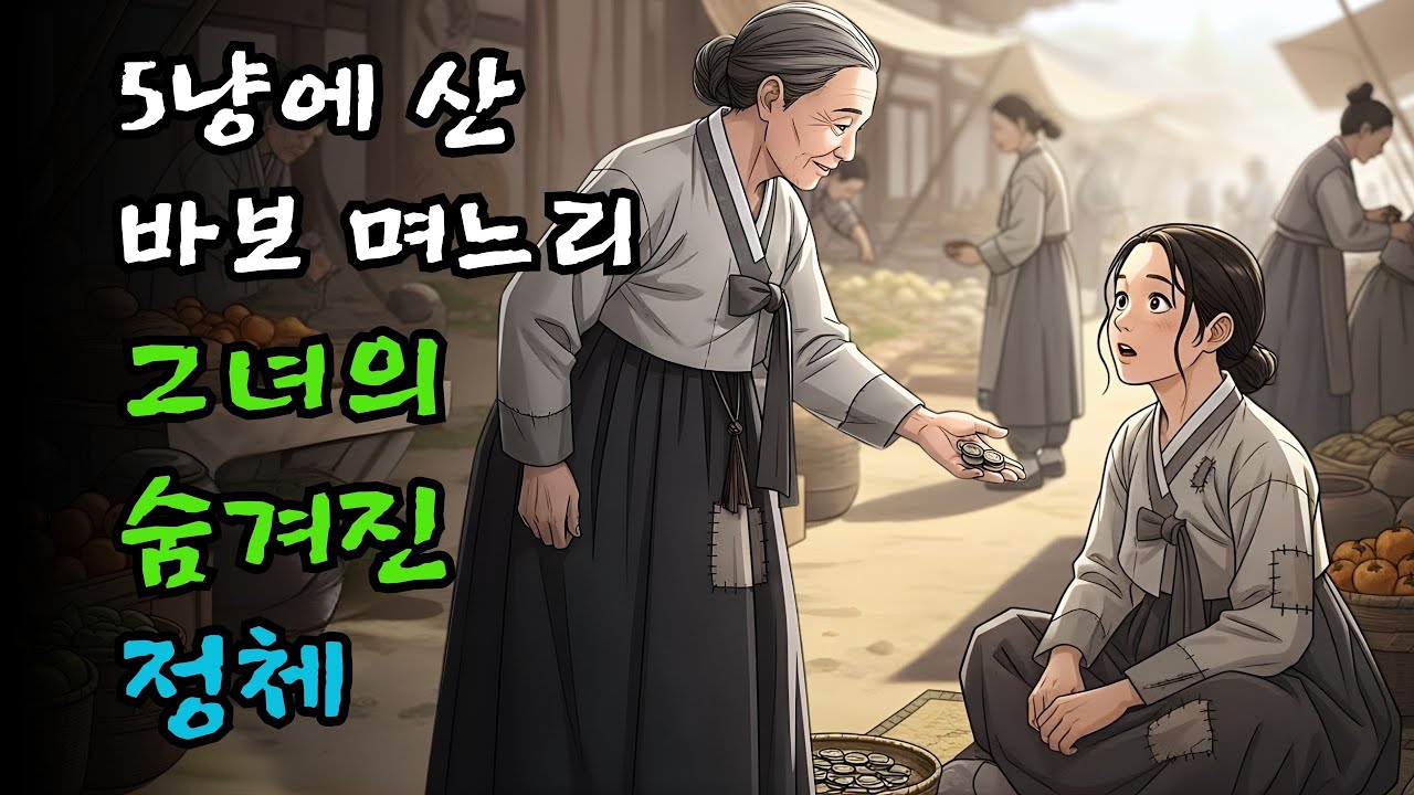 5냥에 산 바보 며느리, 그녀의 숨겨진 정체 | 야담·민담·전설·설화·옛날이야기·오디오북