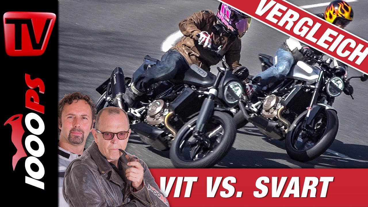 Showdown: Husqvarna Svartpilen 701 vs. Vitpilen 701 - Vergleichtstest