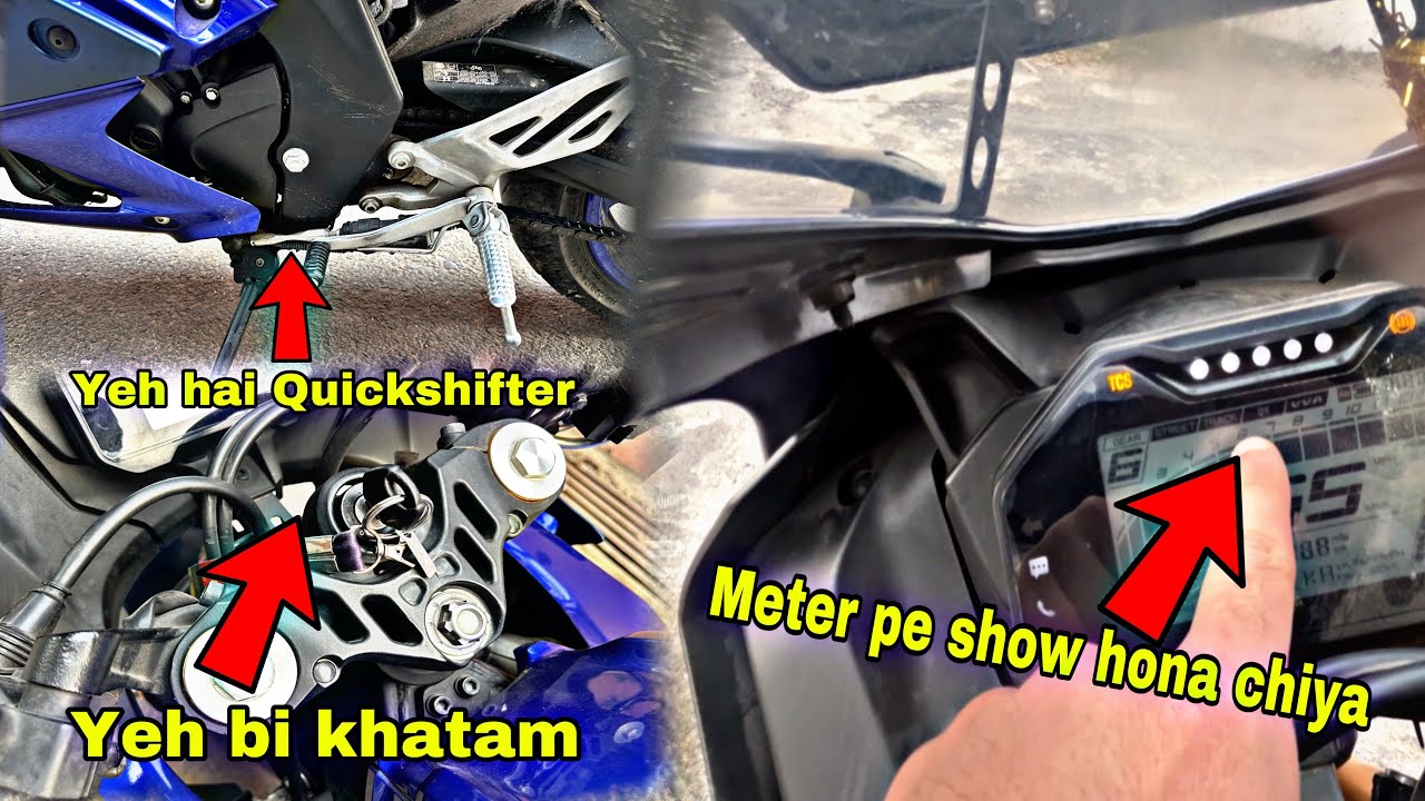 Yamaha R15 V4 Quickshifter 🏍️🔝|| Full Explanation || Part 2  #explore #foryou #r15v4