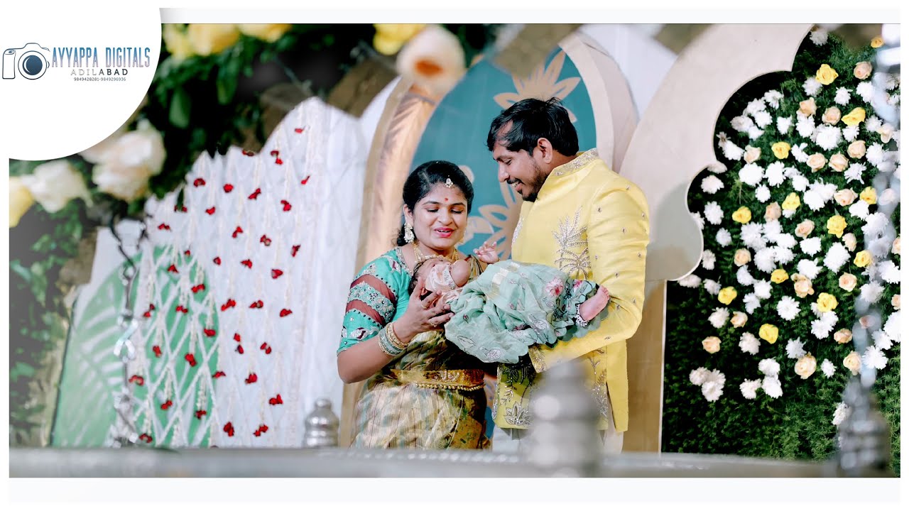 Sthira's Cradle Ceremony Cinematic Teaser 4k by Ayyappa Digitals
