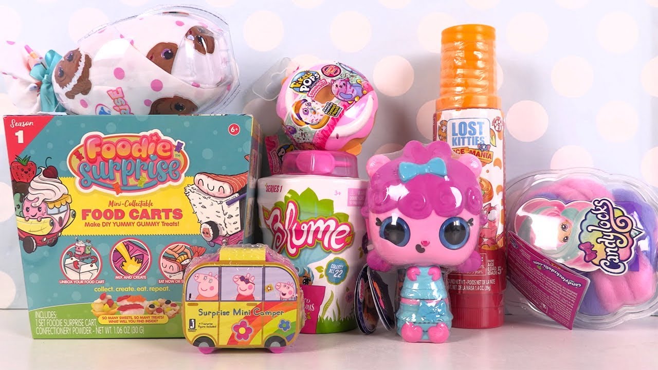 Jouets Surprises Blume, Candylocks, Pop Pop Hair, Lost Kitties