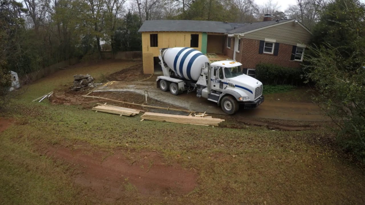 Home addition time lapse