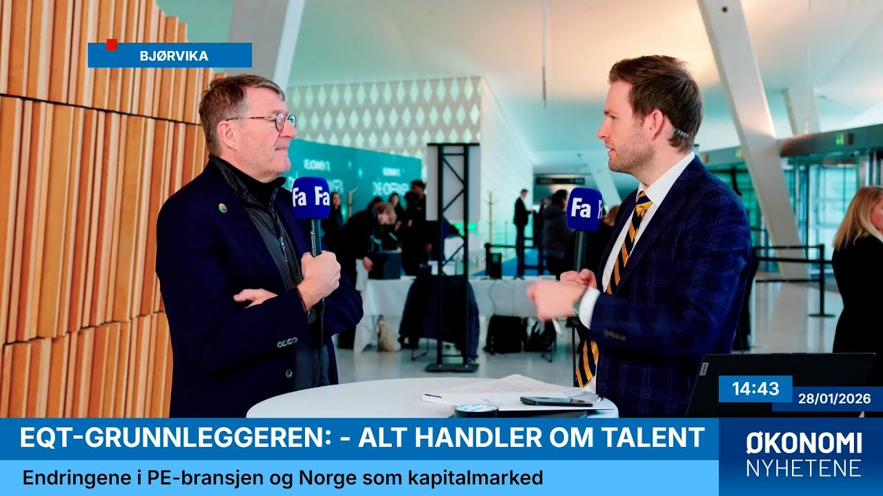 DNB-konferansen, EQT-grunnleggeren og markedet venter på Fed-møtet