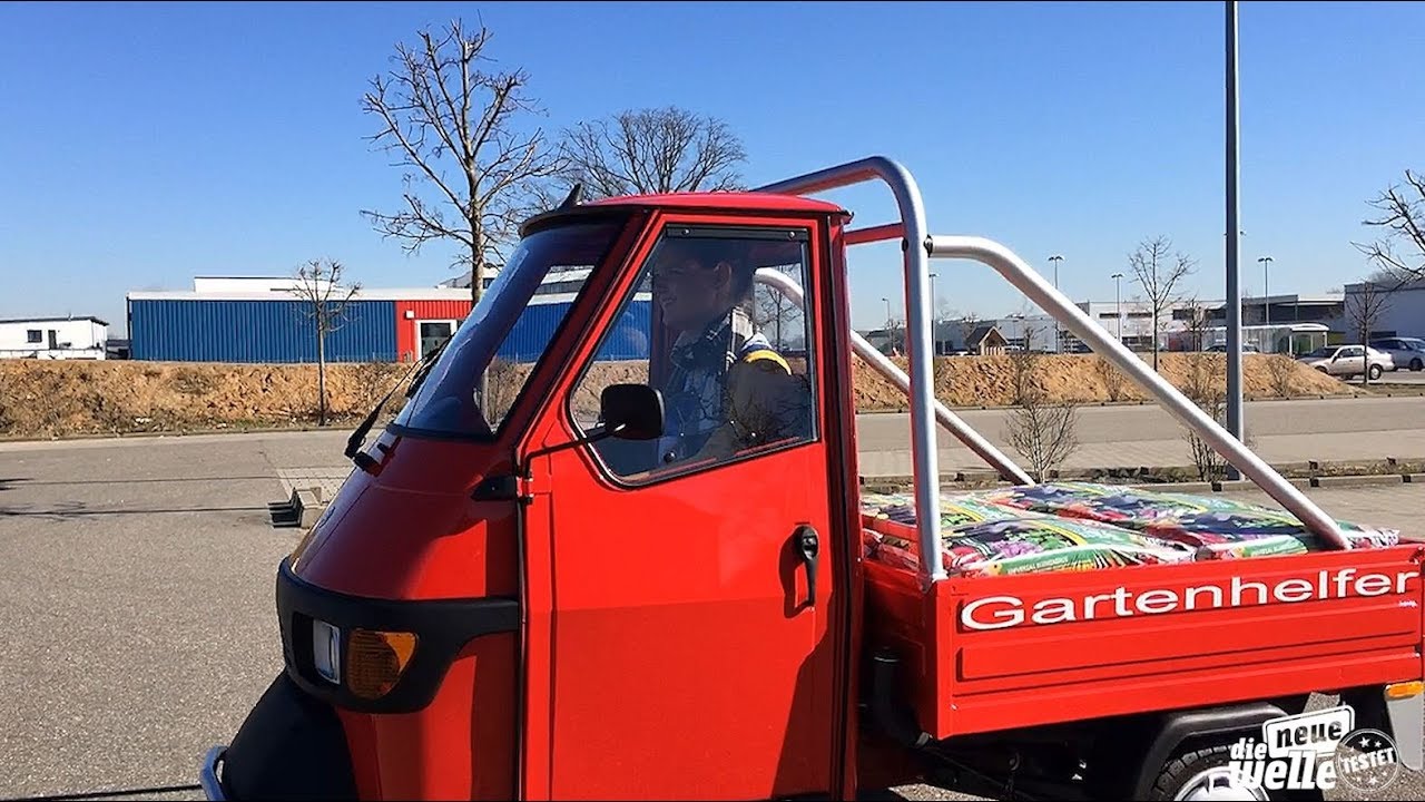die neue welle testet - Piaggio Ape vom Autohaus Streit
