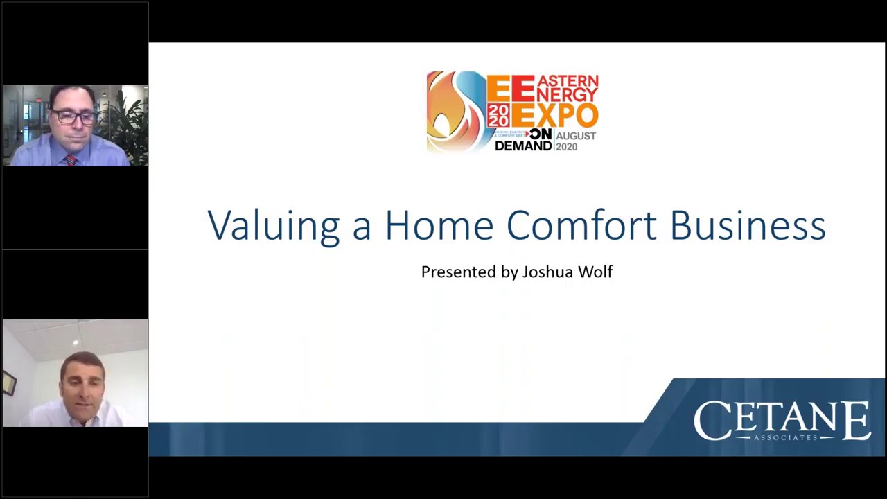 Cetane Associates - Valuing a Home Comfort Business