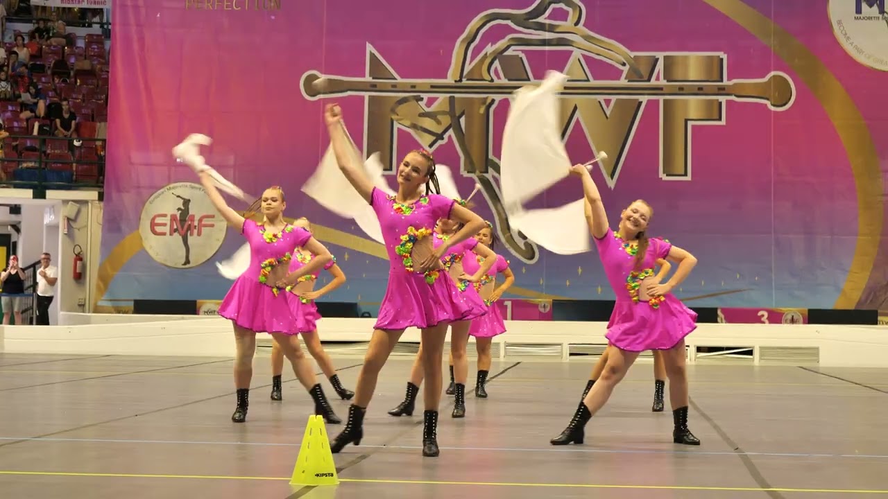 Majorettes* -flag mini -XX European Majorette Championship MWF Monza 2025