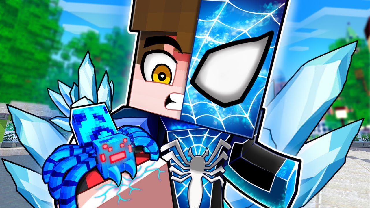 O HOMEM ARANHA de GELO no Minecraft !