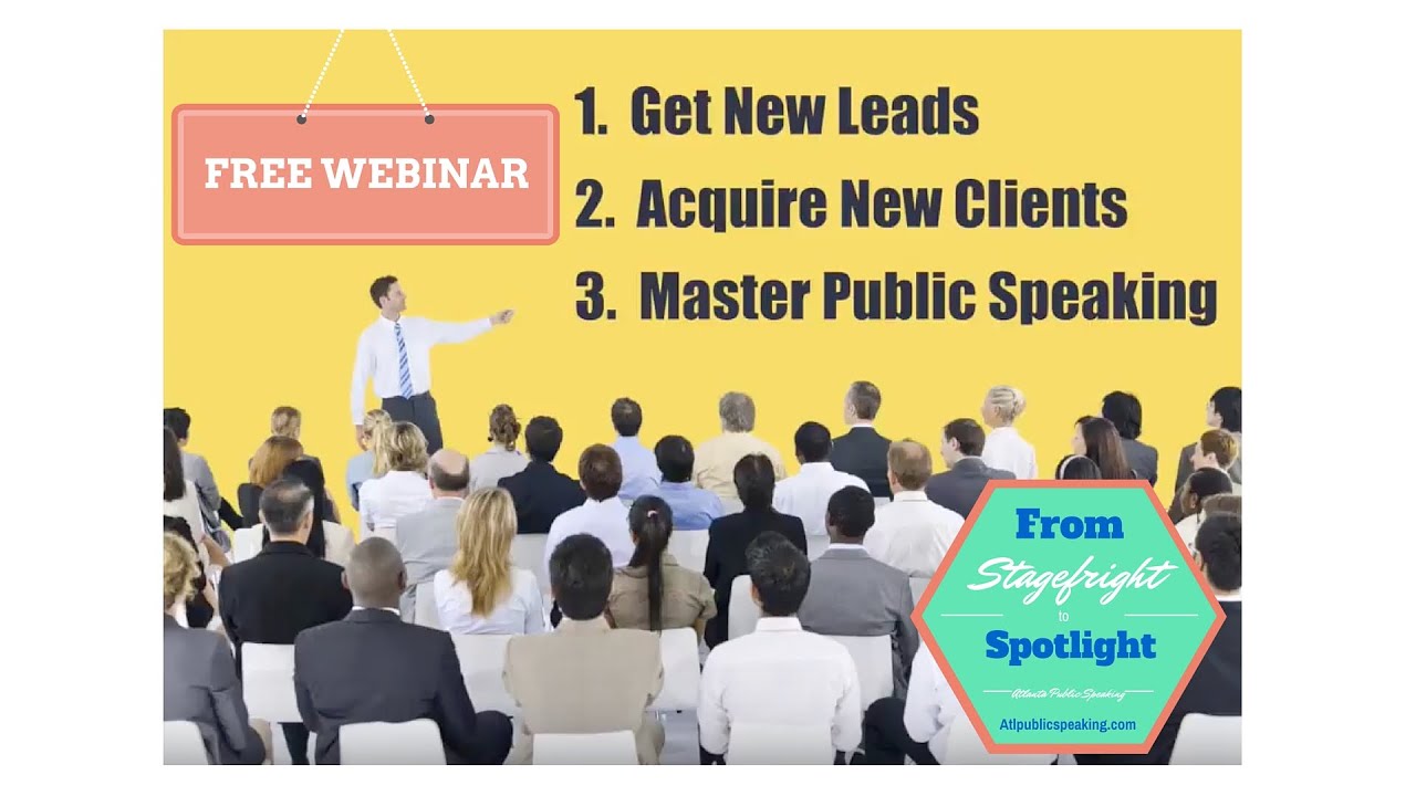 Stage Fright to Spotlight - Interactive Webinar