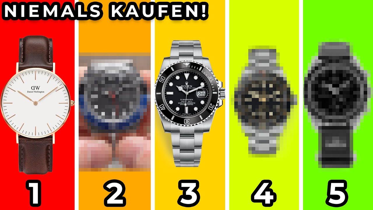 5 Uhren die Du Dir NIEMALS kaufen solltest!