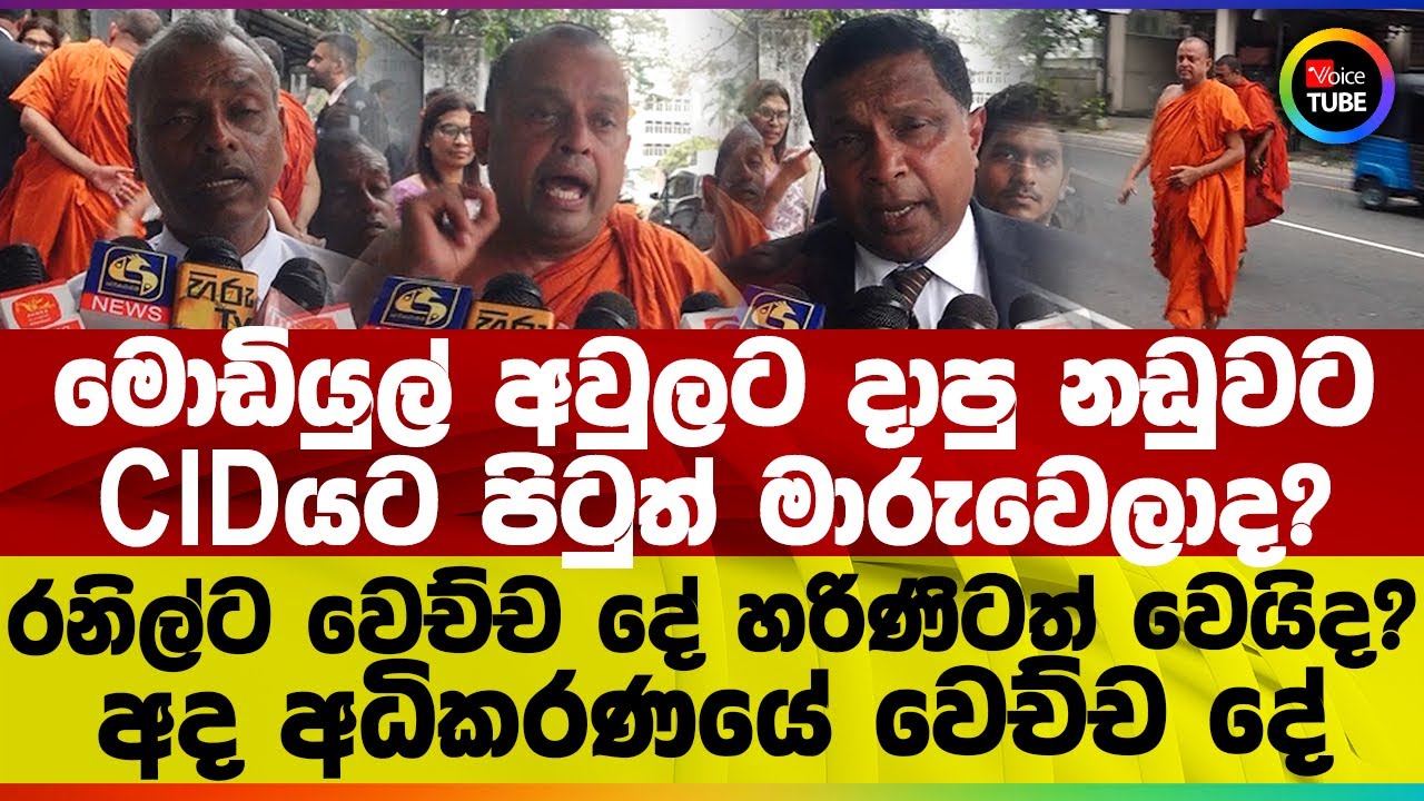 මොඩියුල් අවුලට දාපු නඩුවට CIDයට පිටුත් මාරුවෙලාද? | රනිල්ට වෙච්ච දේ හරිණිටත් වෙයිද? අධිකරණයේ වෙච්චදේ