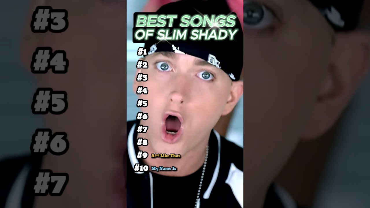10 лучших песен Slim Shady #eminem