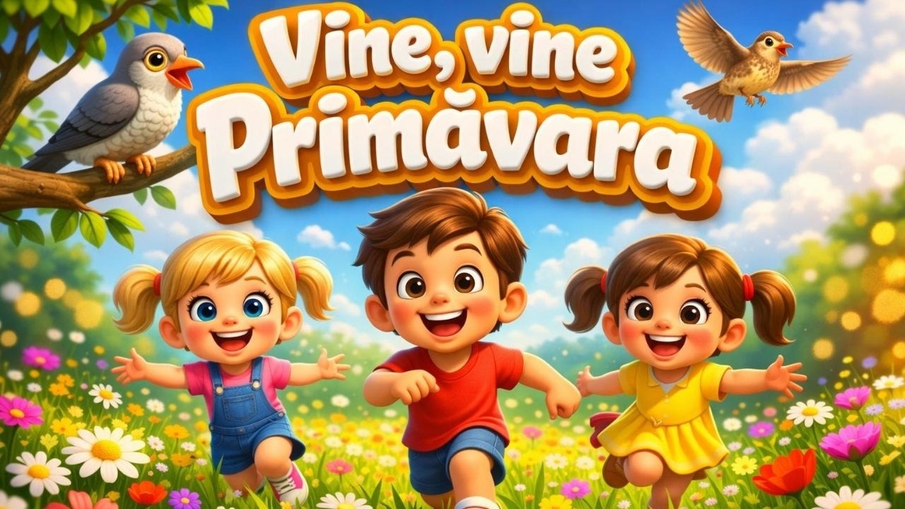 🌸 Vine, vine Primăvara 🌿 | 🦋 Floricele pe C&acirc;mpii 🌷 | C&acirc;ntece de grădiniță pentru copii ⭐ TraLaPici