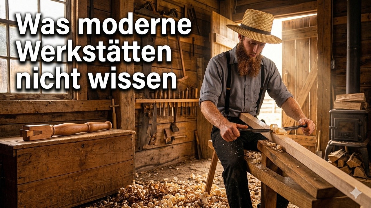 10 vergessene Holzbau-Tricks der Amischen: So sparst du Tausende Euro beim Handwerken