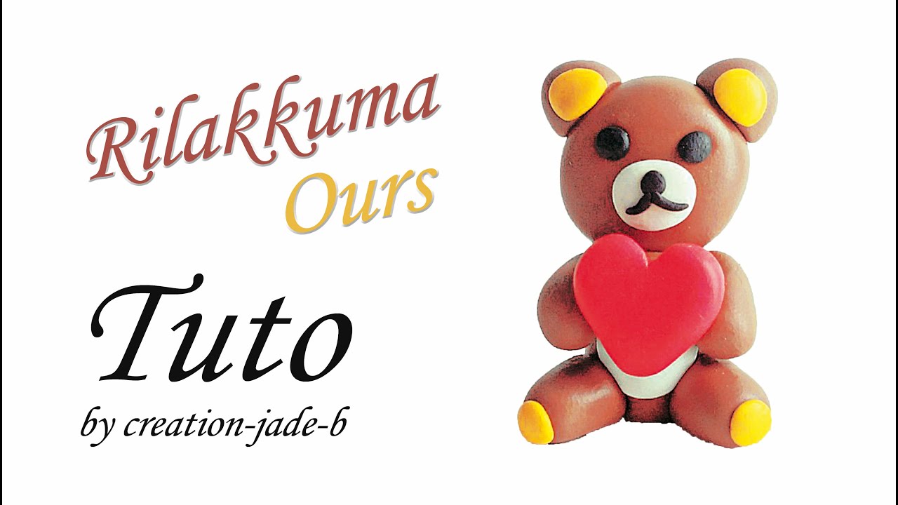 Tuto Fimo - Rilakkuma / Ours (Saint Valentin) !