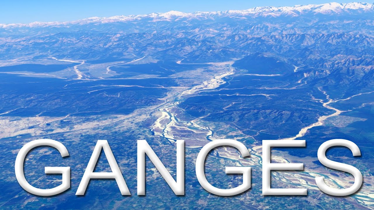 Ganges River || Ganga River || virtual Fly over Ganges River.