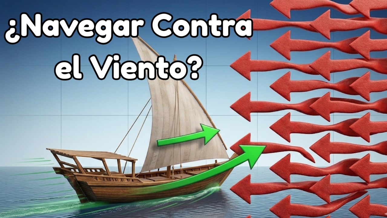 ¿Cómo Puede un Velero Navegar CONTRA el Viento?
