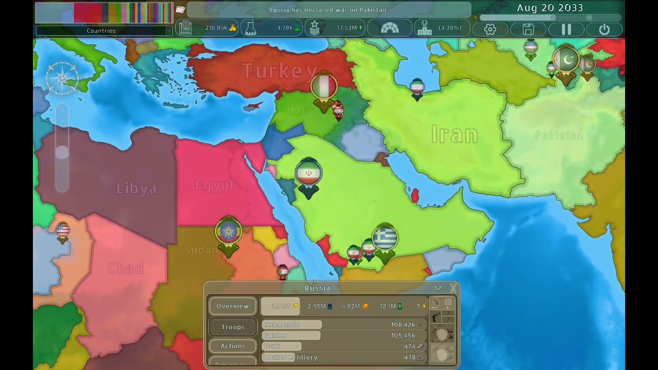 Finally made empire as iran in dummynation 