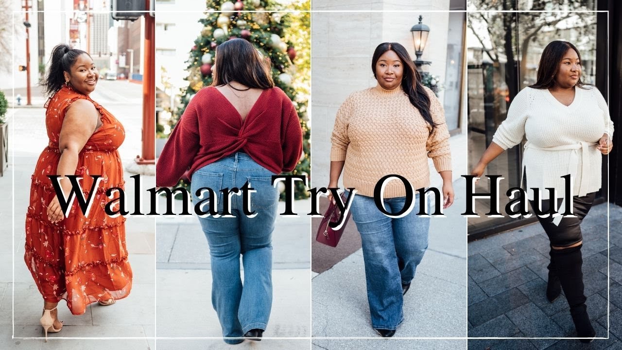 HUGE Plus Size Walmart Try on Haul | Size 22/24 Fall & Winter Outfits | Plus Size Haul