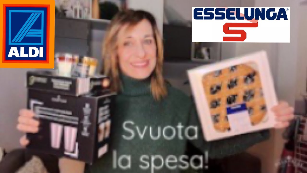 SVUOTA LA SPESA 🛒ESSELUNGA VIVA LA CONVENIENZA e ALDI : OTTIME OFFERTE e PRODOTTI PER LA CASA 🍶🥛🔝🤩