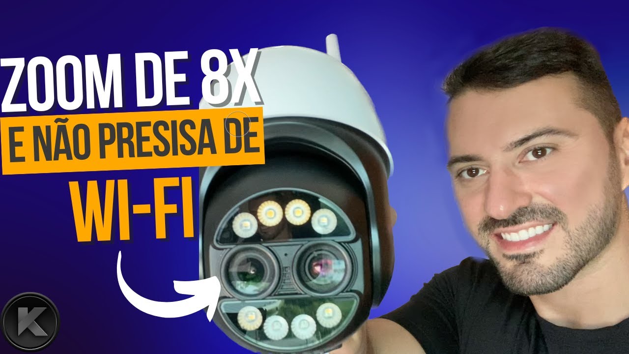 Sem Limites de Conectividade: Conheça as Câmeras IP com zoom 8x que Não Dependem de Wi-Fi!