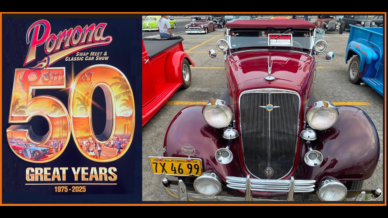 POMONA SWAP MEET & CLASSIC CAR SHOW 50th Anniversary - June 2025