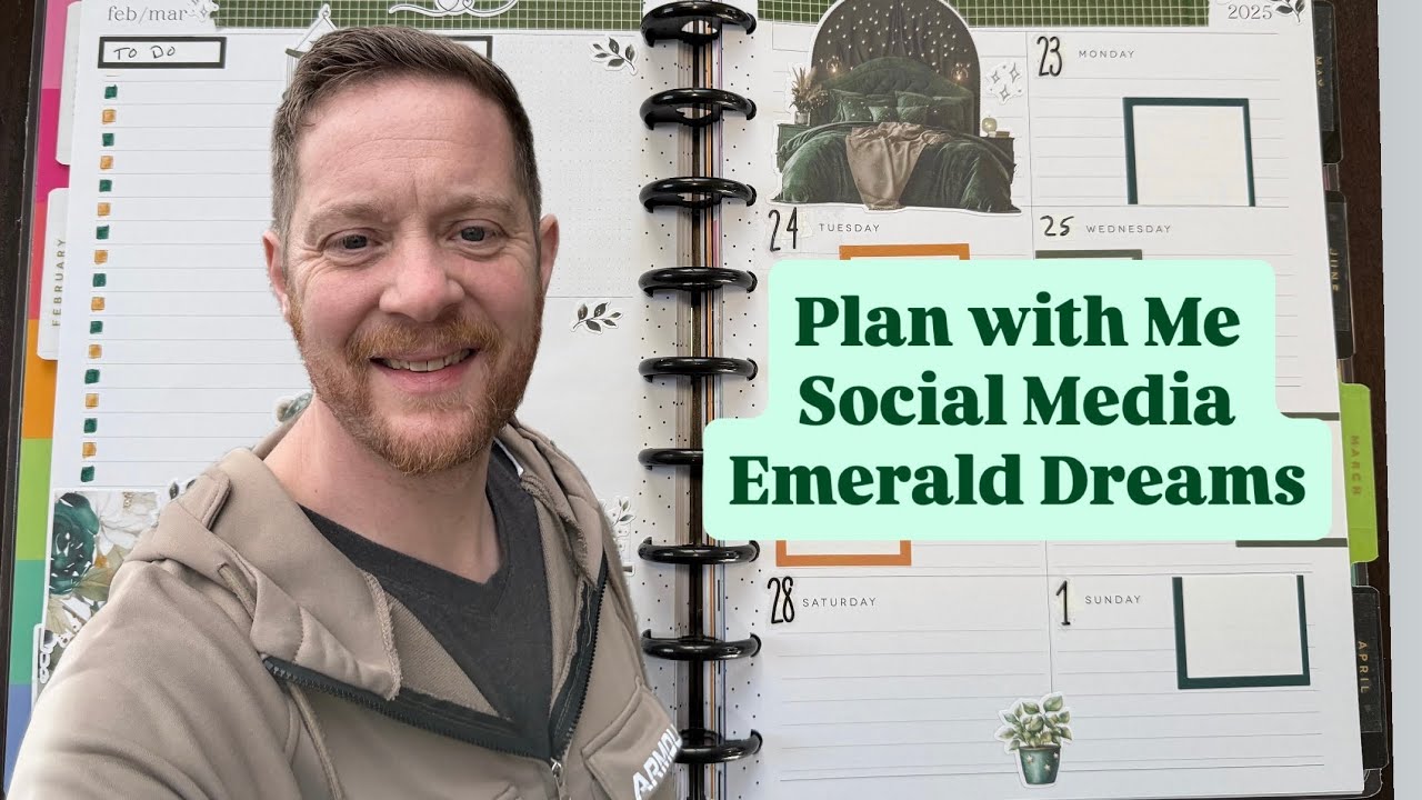 Plan with Me Social Media: Emerald Dreams 