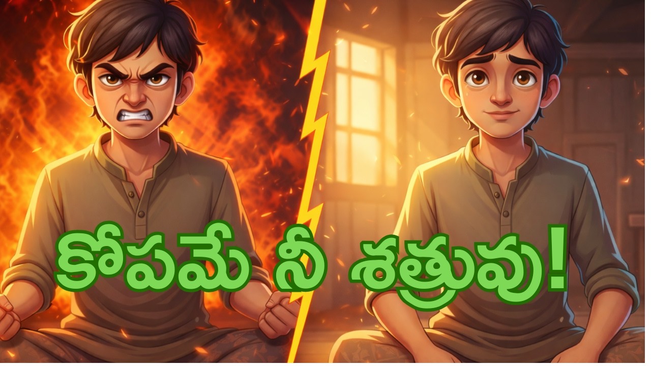 మీకు కోపం ఎక్కువ వస్తుందా? అయితే ఈ కథ మీ కోసమే! | Inspiring Telugu Story | Telugu Kids Stories