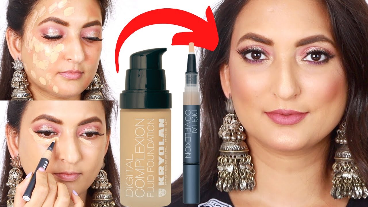 NEW ! Kryolan DIGITAL COMPLEXION Collection | Review + Applicataion | Megha Batra