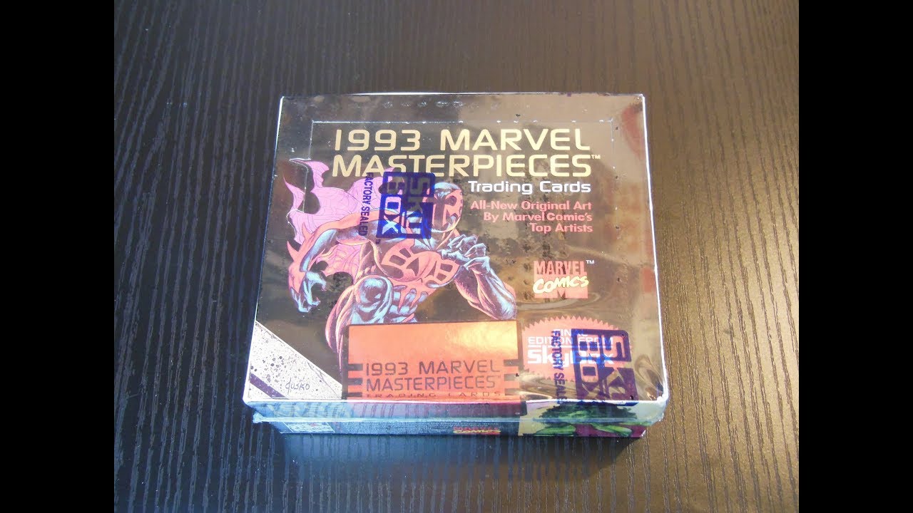 Marvel Masterpieces 1993 Trading Cards Boxbreak Boxopening