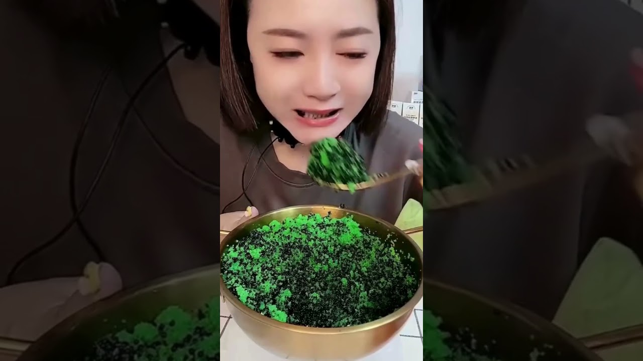 ASMR Flying Fish Roe 🧡 Super Crunchy Eating Sounds 😮&zwj;💨#asmr #tobikoasmr #flyingfishroe