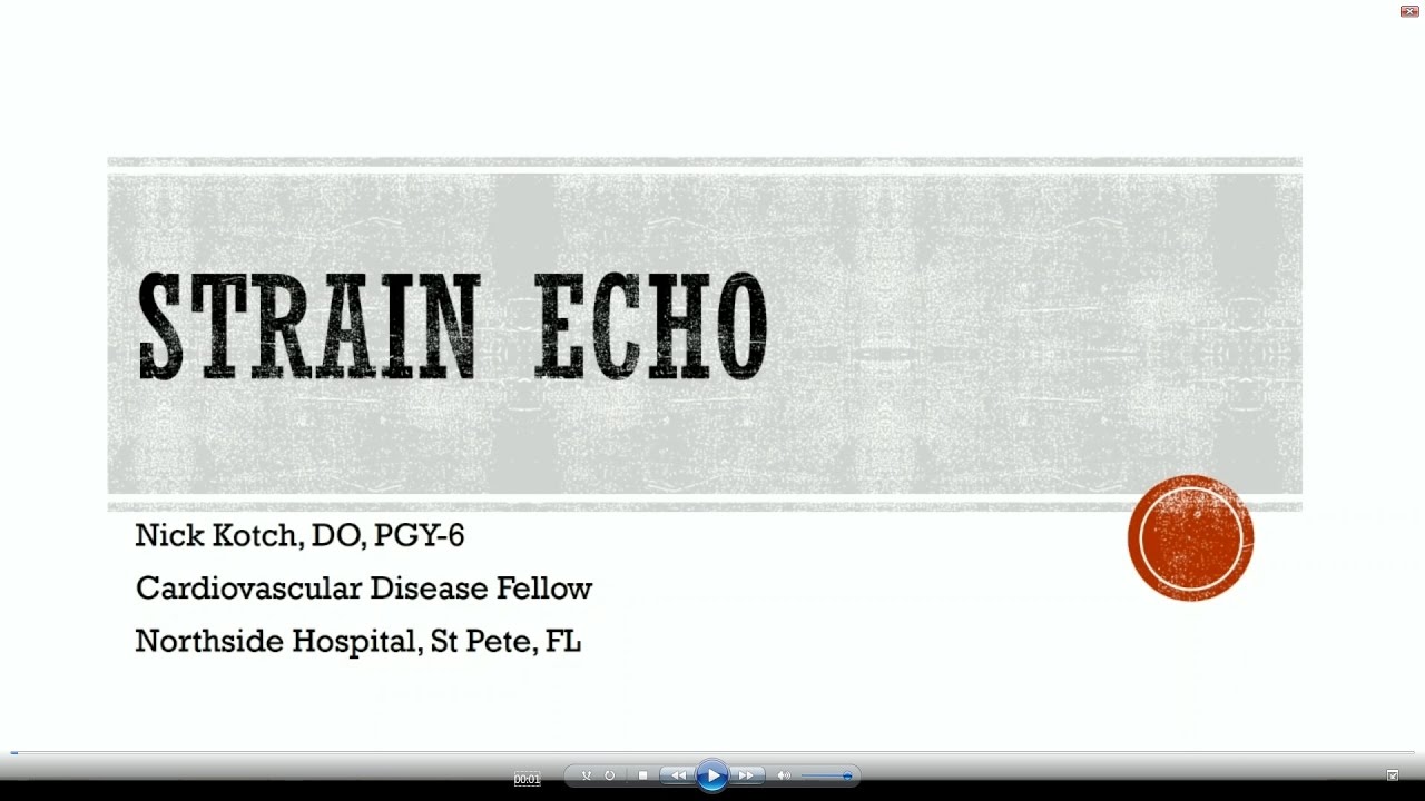 2016 11 10 - Strain Echo