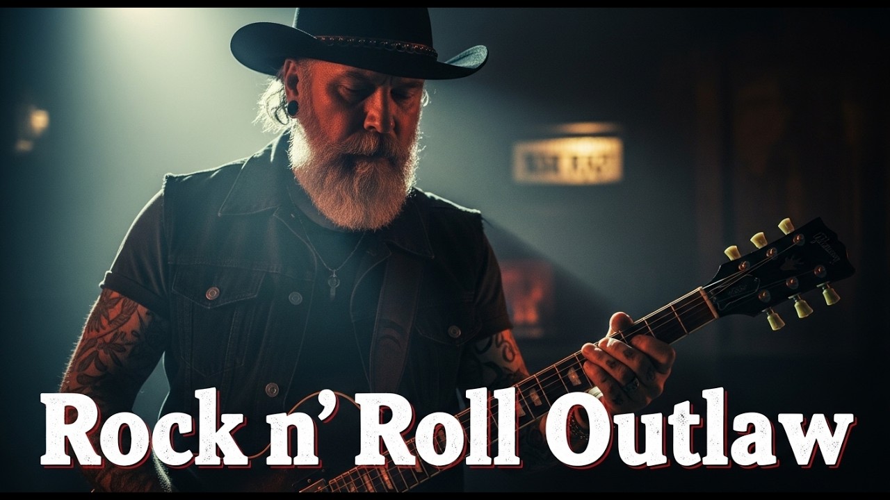Lonely Highway, Loud Guitar, Pure Outlaw Soul #OutlawSoul #HighwayVibes #RockNRollLife
