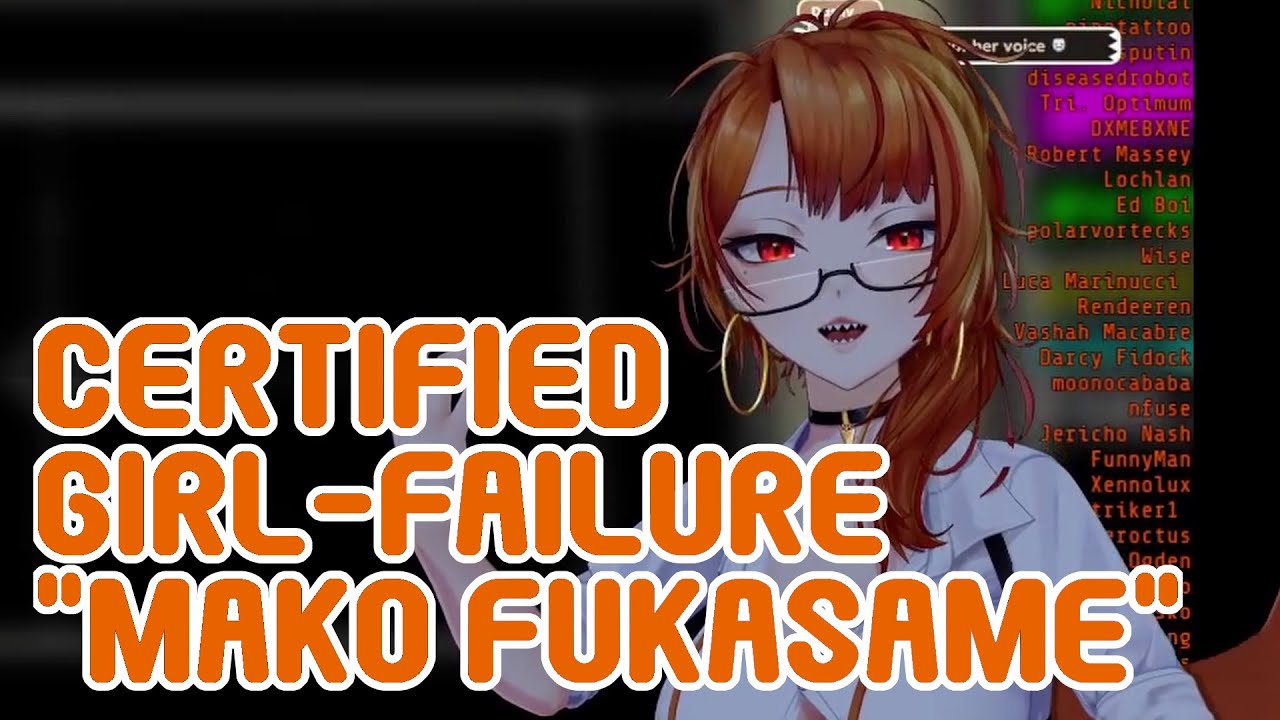 Mako forgets to umute herself...