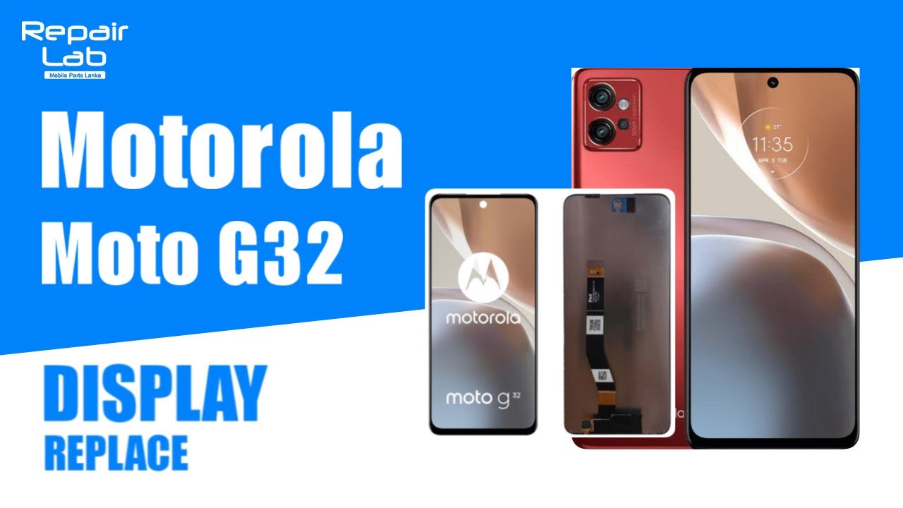 Motorola Moto G32 LCD Display Replacement | Full Screen Repair Tutorial 🔧
