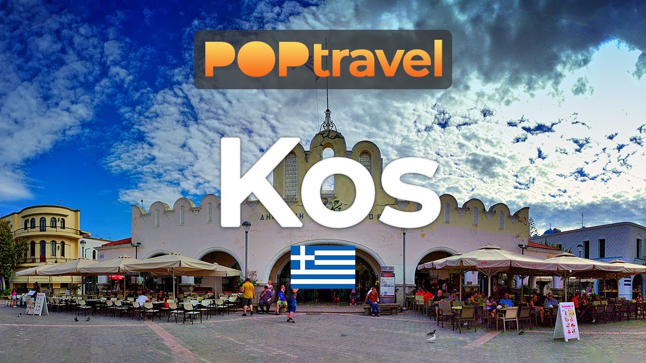 KOS, Greece 🇬🇷 - City Center Walk (2022) - 4K