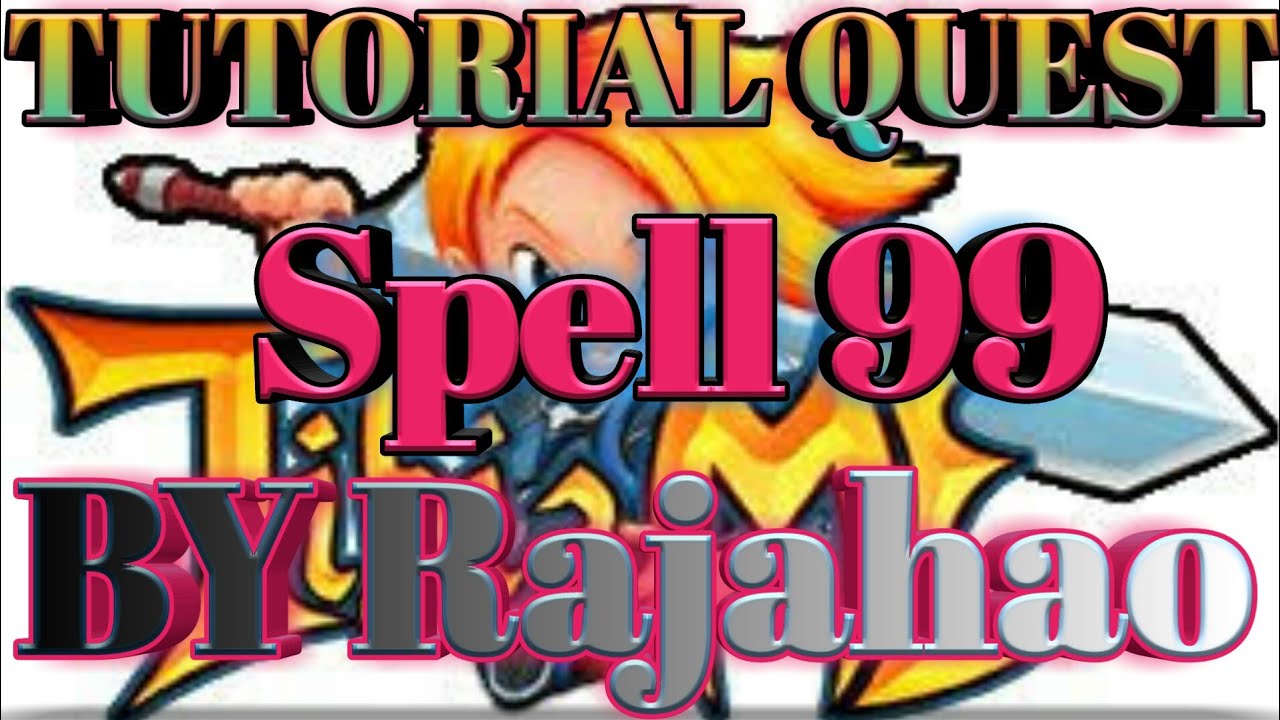 Tibiame Tutorial Quest spell 99 riftion island part 1