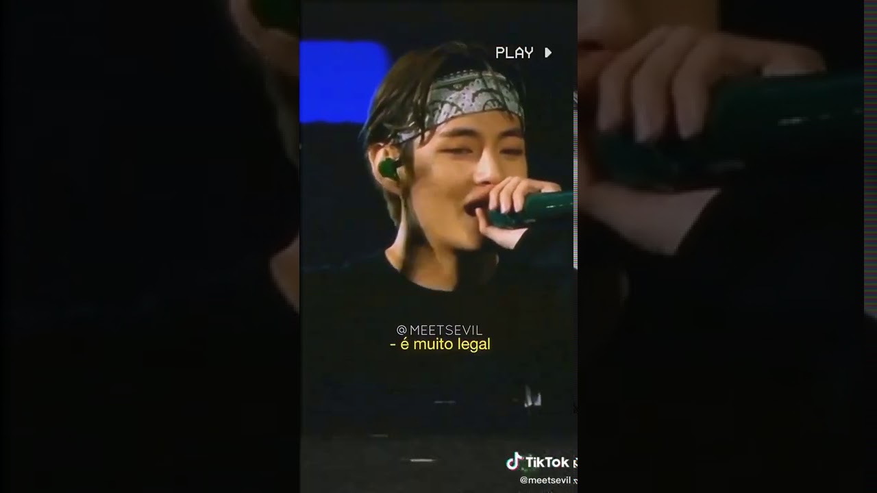 BTS in Brasil- TAEHYUNG falando português 🇧🇷💖