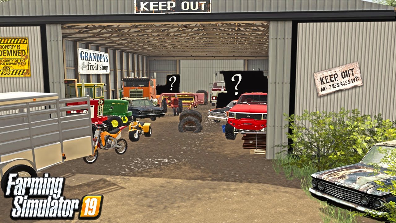INHERITED GRANDPA'S ABANDON FARMSTEAD (IOWA ROLEPLAY) FARMING SIMULATOR 19