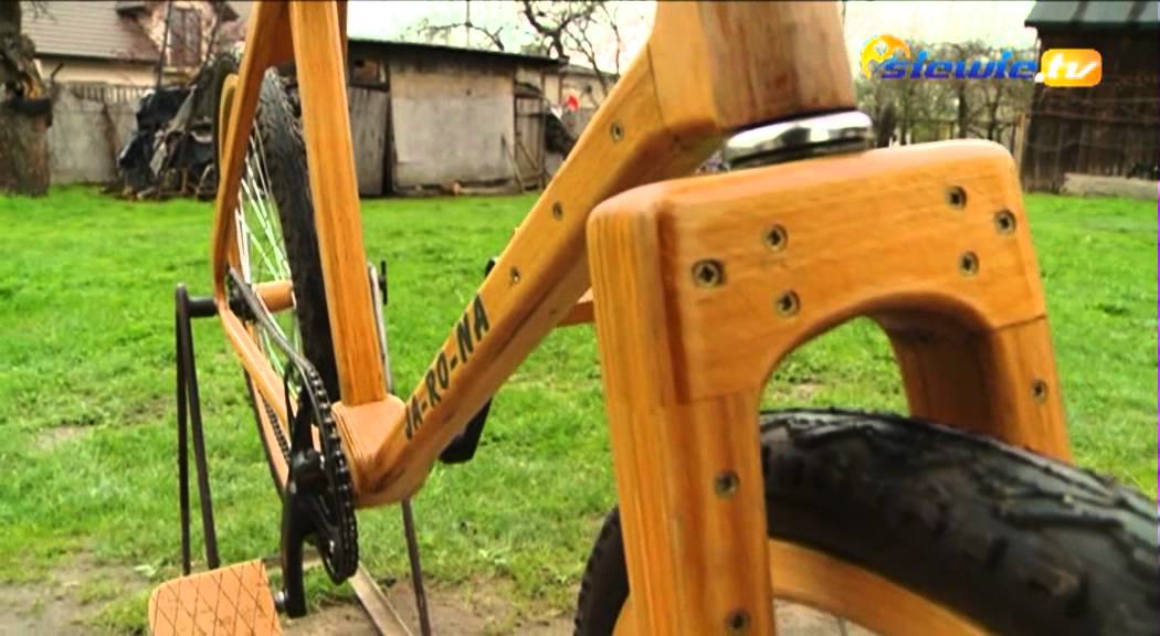 ZROBIŁ ROWER Z DREWNA I TO JAKI! - siewie.tv